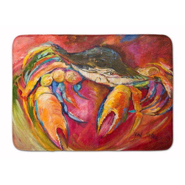 Carolines Treasures Blue Crab Stars Machine Washable Memory Foam Mat JMK1105RUG - main
